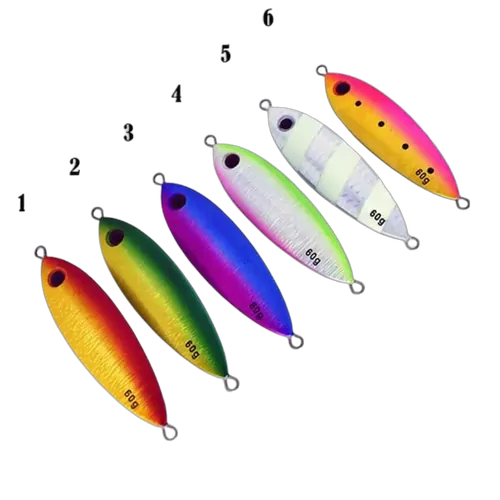 Slow Pitch Jig 60grm Red/Gold - Grinner (1)