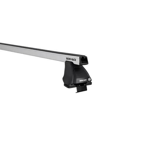 Rhino Rack Heavy Duty 2500 Silver 2 Bar Roof Rack to suit DODGE RAM 2500 4dr Ute Mega Cab 10 to