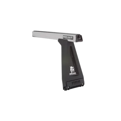 Rhino Rack Heavy Duty Rl280 Silver 2 Bar Roof Rack For Suzuki Sierra 2Dr Wagon High Roof 01/85 To 01/90