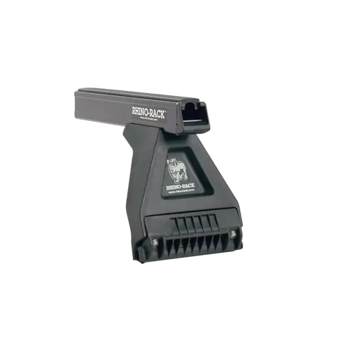 Rhino Rack Heavy Duty Rl150 Black 2 Bar Roof Rack For Toyota Bundera 2Dr 4Wd Swb 01/85 To 01/89