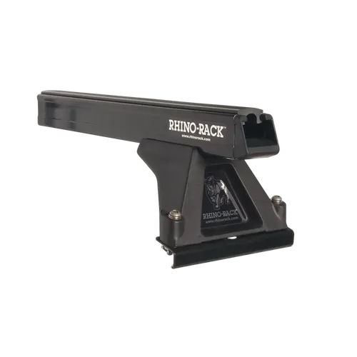 Rhino Rack Heavy Duty RLTF Black 3 Bar Roof Rack to suit VOLKSWAGEN Transporter T5 2dr Van SWB (Low Roof) 04 to 15