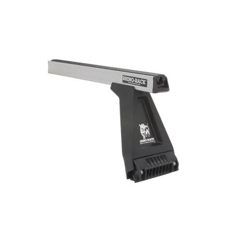 Rhino Rack Heavy Duty RL210 Silver 2 Bar Roof Rack to suit VOLKSWAGEN Kombi T2 2dr Van High Roof 65 to 80