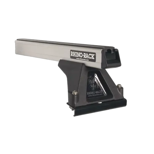 Rhino Rack Heavy Duty Rltf Silver 3 Bar Roof Rack For Volkswagen Transporter Crewvan T6 5Dr Van Swb (Standard Roof) 12/15 On