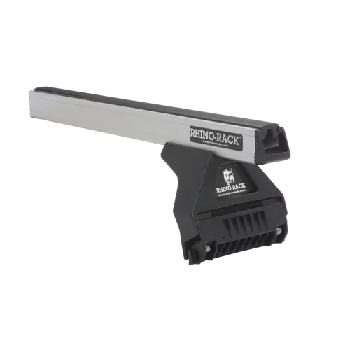 Rhino Rack Heavy Duty RL110 Silver 4 Bar Roof Rack to suit NISSAN Patrol GQ 4dr 4WD LWB 88 to 97