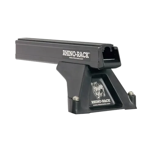 Rhino Rack Heavy Duty Rltf Black 4 Bar Roof Rack For Volkswagen Crafter 2Dr Van Mwb (Low Roof) 02/07 To 12/17