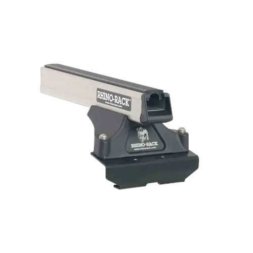 Rhino Rack Heavy Duty Rltp Silver 2 Bar Roof Rack For Fiat Ducato 3Rd Gen 2Dr Van 02/07 On