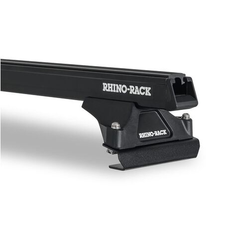 Rhino Rack Heavy Duty Rltf Black 2 Bar Roof Rack For Isuzu F-Series 2Dr Truck Flat Roof 01/86 On