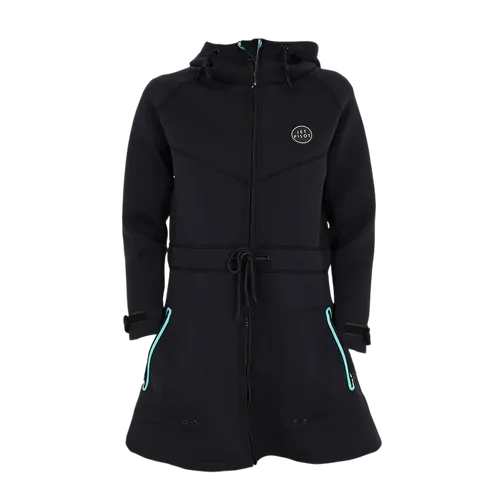 Jetpilot Venture Ladies Long Tour Coat Black - Size 8