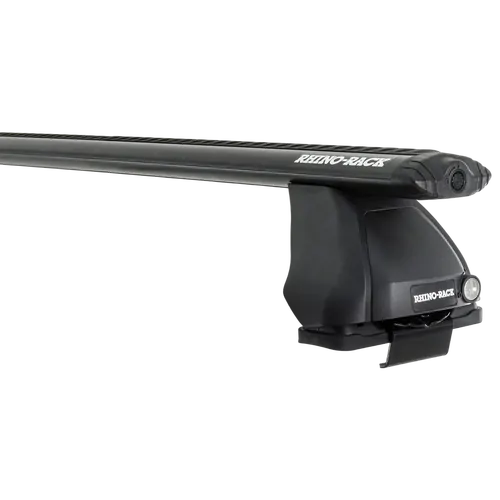 Rhino Rack Vortex 2500 Black 2 Bar Roof Rack to suit HOLDEN Commodore VE/VE II Sportwagon 4dr Wagon 08 to 13