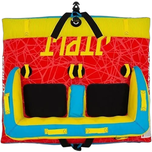 Jetpilot 2023 Twin Thriller 2 Towable Tube - Multi Colour