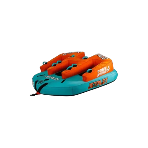 Jetpilot 2023 Freeride JP4 Towable Tube - Teal/Orange