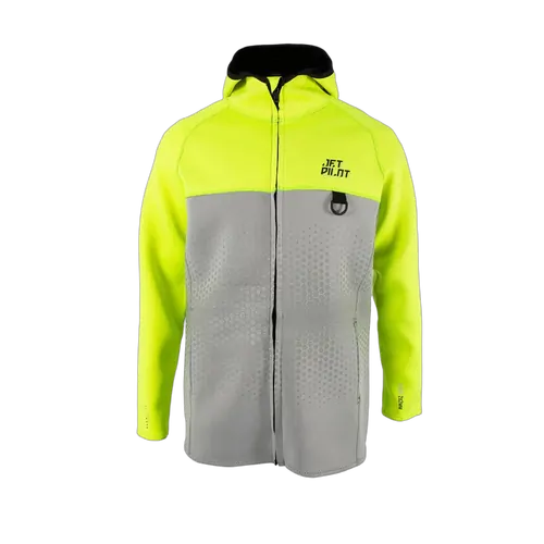 Jetpilot Flight Mens Hooded Tour Coat Yellow - 3XL