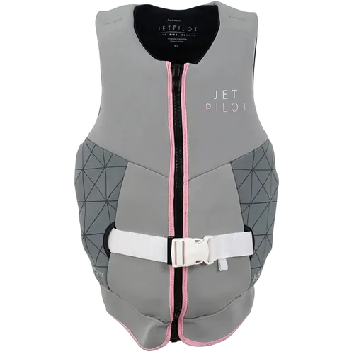 Jetpilot Cause F/E Ladies Neo Life Jacket L50S - Grey Size 8