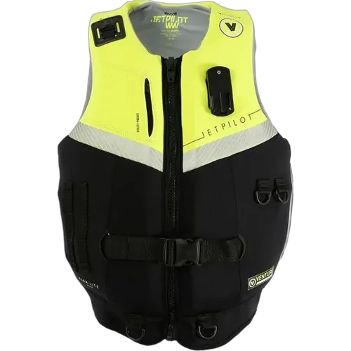 Jetpilot 2023 Venture Ladies Buoyancy Vest - Black/Yellow Size 8