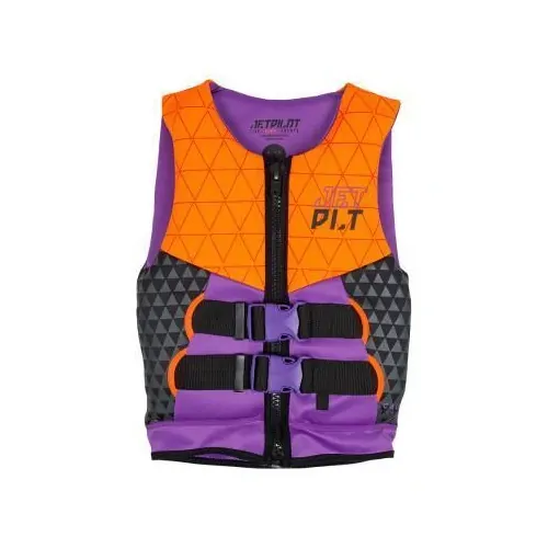 Jetpilot The Cause F/E Youth Neo Vest Orange Level 50 - Size 3 To 4