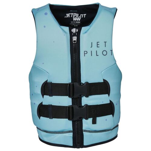 Jetpilot 2023 Girls Wing Youth Cause Neo Vest Blue Level 50 - Size 3 to 4