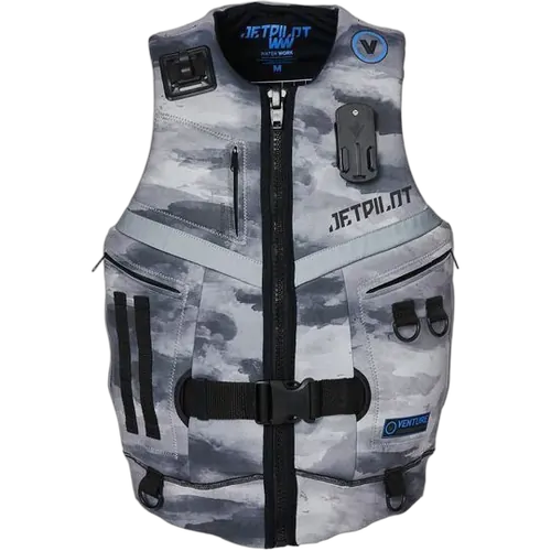 Jetpilot 2023 Venture Neo Buoyancy Vest Grey Camo - Size Large
