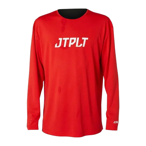 Jetpilot RX Vault Red Mens Hydro Long Sleeve Jersey - Large