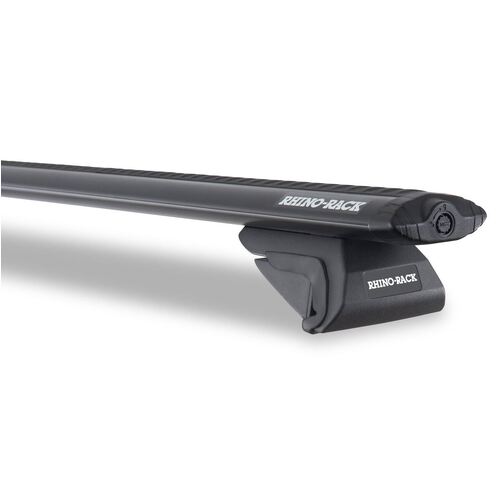 Rhino Rack Vortex Sx Black 2 Bar Roof Rack For Jeep Cherokee Renegade Kj 4Dr Suv With Roof Rails 01/03 To 12/07