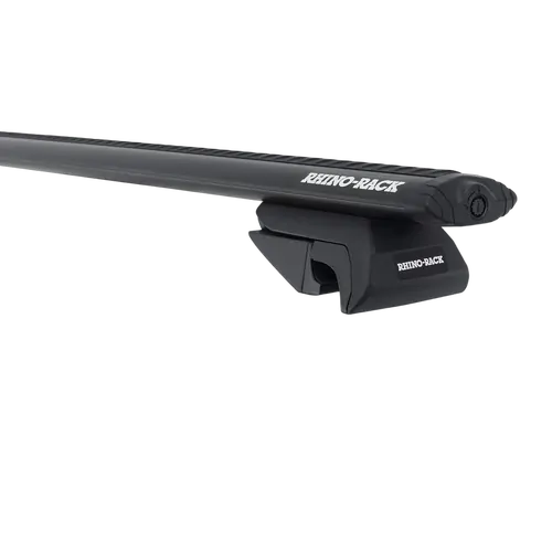 Rhino Rack Vortex Sx Black 2 Bar Roof Rack For Volkswagen Tiguan 4Dr Suv With Roof Rails 09/16 On