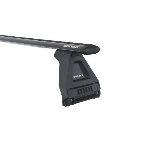 Rhino Rack Vortex RL150 Black 2 Bar Roof Rack to suit MITSUBISHI Starwagon WA 5dr Wagon Low Roof 94 to 03
