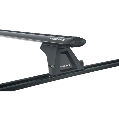 Rhino Rack Vortex Rltf Trackmount Black 2 Bar Roof Rack For Hyundai Imax 5Dr Van 08 To 21