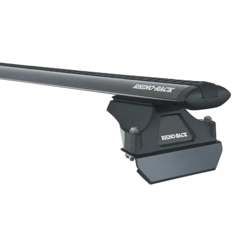 Rhino Rack Vortex Rltp Black 2 Bar Roof Rack For Hino 300 Series (Incl. Dutro) 2Dr Truck Narrow Cab 01/01 On