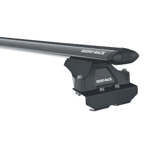 Rhino Rack Vortex RLTP Black 2 Bar Roof Rack to suit FIAT Ducato 3rd Gen 2dr Van 07 to