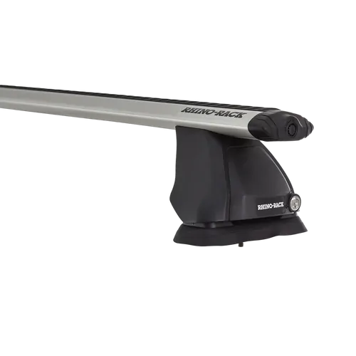 Rhino Rack Vortex 2500 Black 2 Bar FMP Roof Rack to suit MERCEDES BENZ R Class 4dr SUV 06 to 13