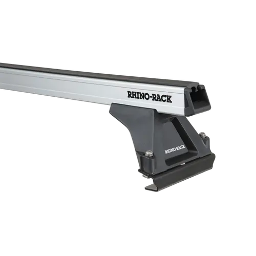 Rhino Rack Heavy Duty Rltf Silver 1 Bar Roof Rack (Rear) For Ldv V80 Cargo 2Dr Van Swb (Low Roof) 01/13 On