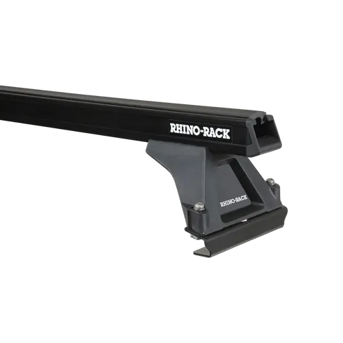 Rhino Rack Heavy Duty Rltf Black 3 Bar Roof Rack For Ldv V80 Cargo 2Dr Van Swb (Low Roof) 01/13 On