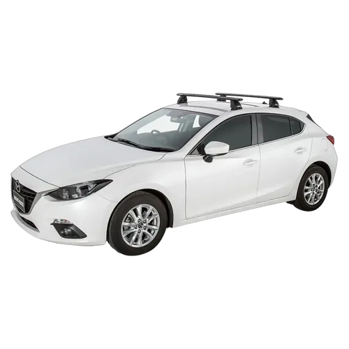 Rhino Rack Vortex 2500 Black 2 Bar Fmp Roof Rack For Subaru Tribeca 4Dr Suv 11/06 To 01/14