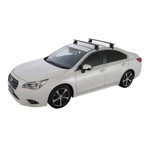 Rhino Rack Vortex 2500 Black 2 Bar Roof Rack For Subaru Liberty 4Dr Sedan 01/15 On