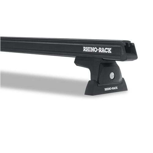 Rhino Rack Heavy Duty Rlt600 Ditch Mount Black 1 Bar Roof Rack For Dodge Ram 2500 4Dr Ute Mega Cab 01/10 On