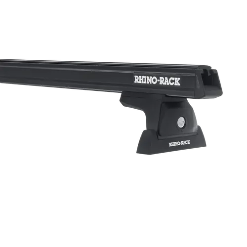 Rhino Rack Heavy Duty Rlt600 Ditch Mount Black 1 Bar Roof Rack For Dodge Ram 3500 4Dr Ute Mega Cab 01/10 On