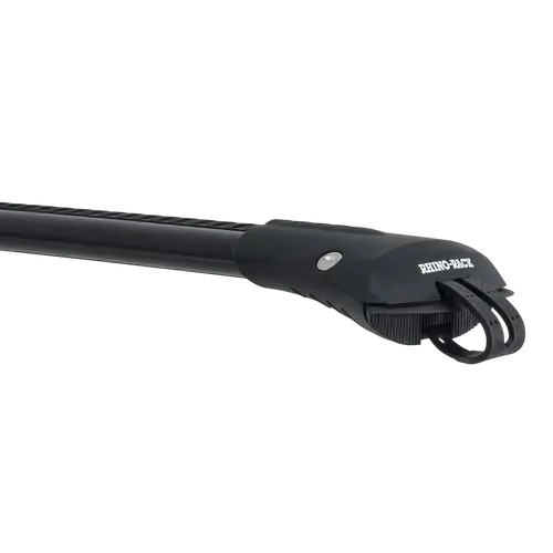 Rhino Rack Vortex Stealthbar Black 2 Bar Roof Rack For BMW X7 (Incl. X7 M) G07 5Dr Suv With Elevated Rails 05/19 On