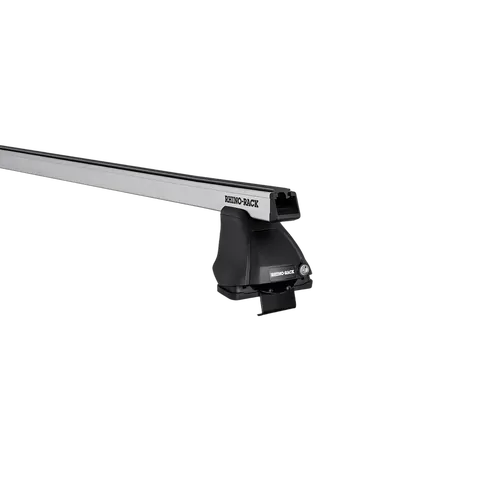 Rhino Rack Heavy Duty 2500 Silver 2 Bar Roof Rack For Ford F150 13Th Gen 2Dr Ute Supercab 15 To 20