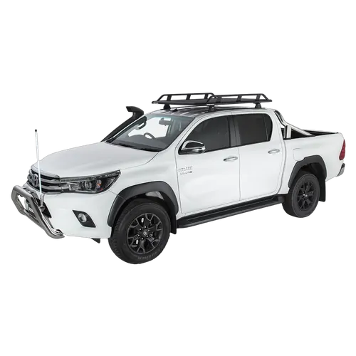 Rhino Rack Pioneer Tradie (1528mm x 1236mm) RLT600 to suit TOYOTA Hilux Gen 8 4dr Ute Double Cab 15 to