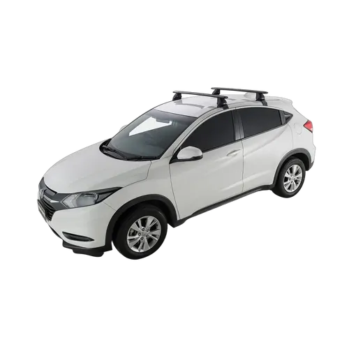 Rhino Rack Vortex 2500 Black 2 Bar Roof Rack For Honda Hr-V 4Dr Suv 02/15 On