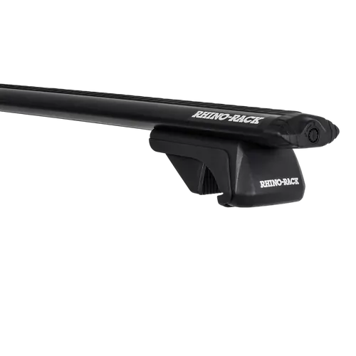 Rhino Rack Vortex Sx Black 2 Bar Roof Rack For Suzuki Grand Vitara 2Dr Wagon With Roof Rails 05/99 To 08/05