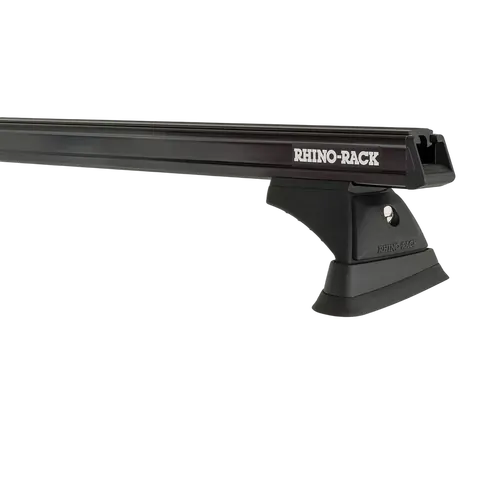 Rhino Rack Heavy Duty RCH Black 2 Bar Roof Rack to suit NISSAN X-Trail T31 5dr SUV 07 to 14