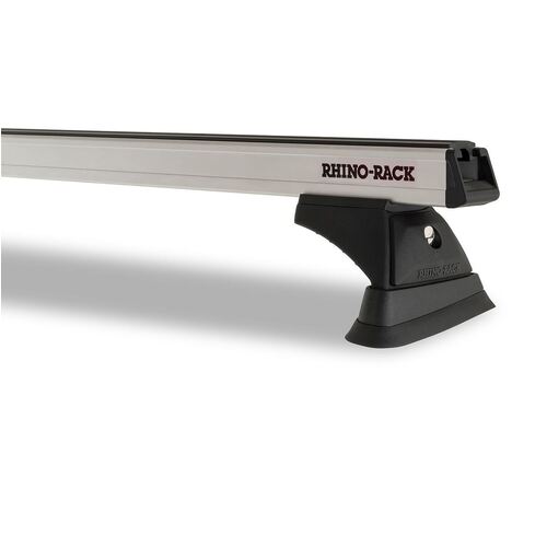 Rhino Rack Heavy Duty Rch Silver 3 Bar Roof Rack For Toyota Prado 150 Series 3Dr 4Wd 11/09 On