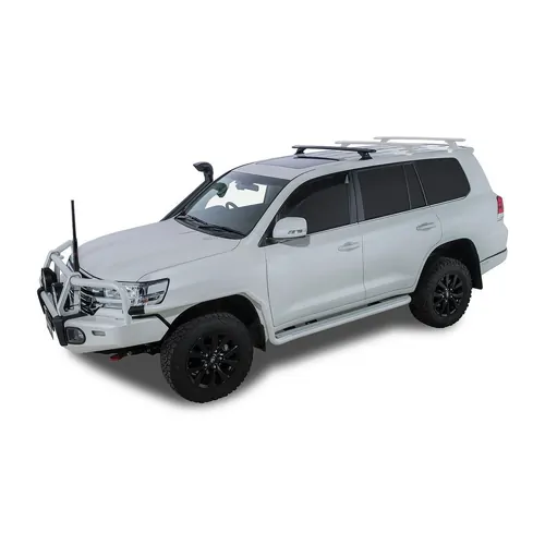 Rhino Rack Vortex Rch Black 1 Bar Roof Rack (Front) For Toyota Landcruiser 200 Series 5Dr 4Wd 07 To 21