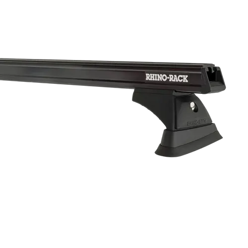 Rhino Rack Heavy Duty Rch Black 1 Bar Roof Rack For Volkswagen Caddy Life 5Dr Van 06/06 To 12/10