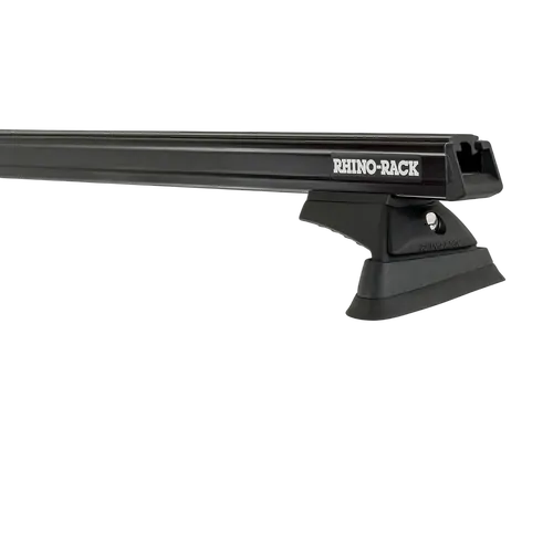 Rhino Rack Heavy Duty RCL Black 2 Bar Roof Rack to suit TOYOTA Kluger (GXL/Limited) Gen3, XU50 5dr SUV With Flush Rails 14 to 21