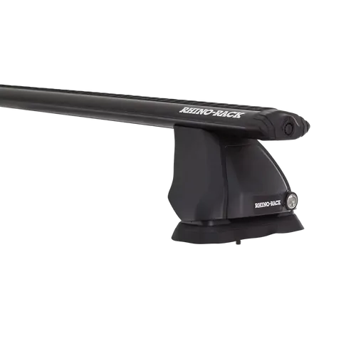 Rhino Rack Vortex 2500 Black 2 Bar Fmp Roof Rack For Jeep Renegade Sport Bu 4Dr Suv 07/15 On