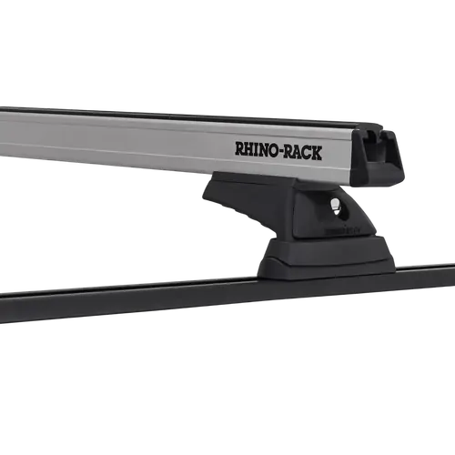 Rhino Rack Heavy Duty Rcl Trackmount Silver 2 Bar Roof Rack For Holden Combo Sb 2Dr Van 03/96 To 08/02