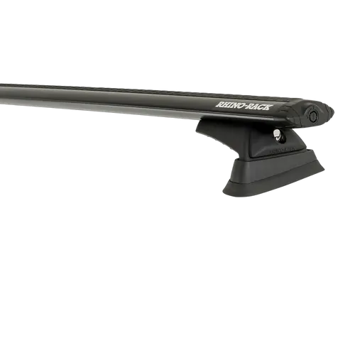 Rhino Rack Vortex RCL Trackmount Black 2 Bar Roof Rack to suit TOYOTA Tarago 4dr Van 00 to 06