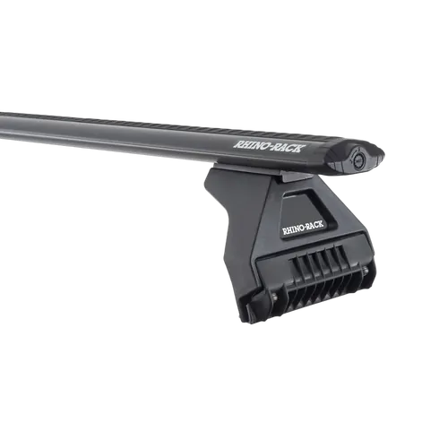 Rhino Rack Vortex RL110 Black 3 Bar Roof Rack to suit JEEP Wrangler JL 4dr 4WD Hard Top 19 to