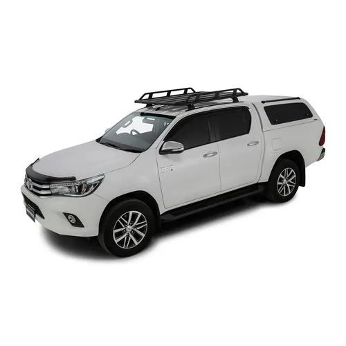 Rhino Rack Pioneer Tradie (1528mm x 1236mm) to suit TOYOTA Hilux Gen 8 4dr Ute Double Cab 15 to